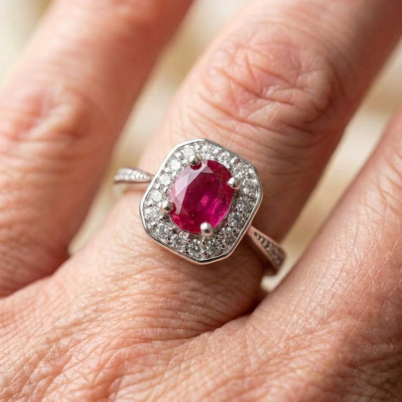 Ruby Diamond Ring