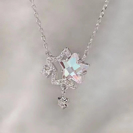 Elegant Silver Star Crystal