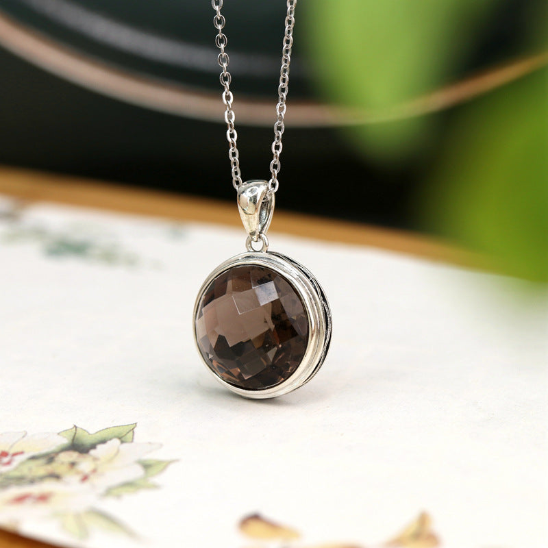 Elegant Smoky Quartz Necklace