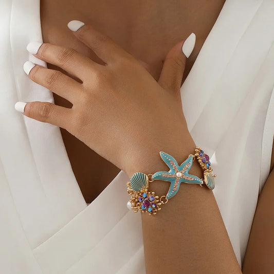 Elegant Starfish Bracelet