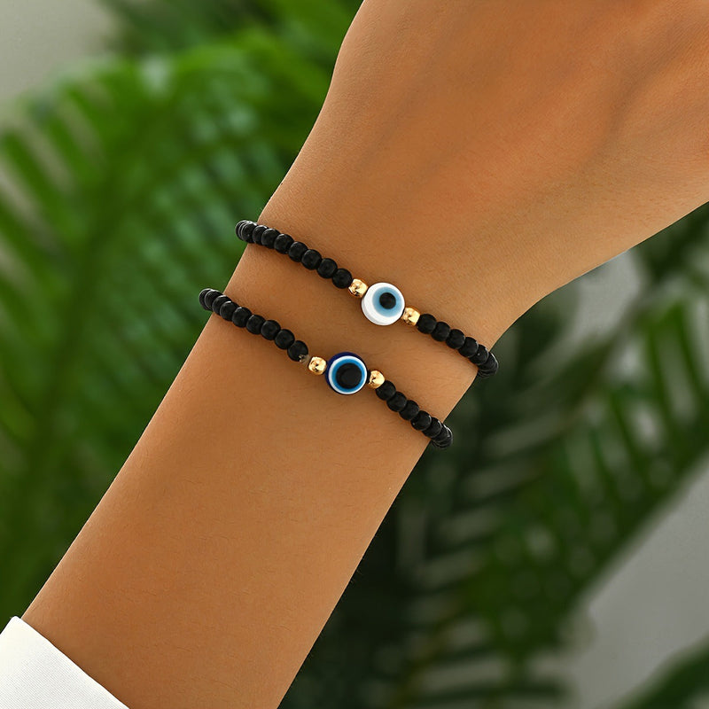 Evil Eye Beaded Bracelet