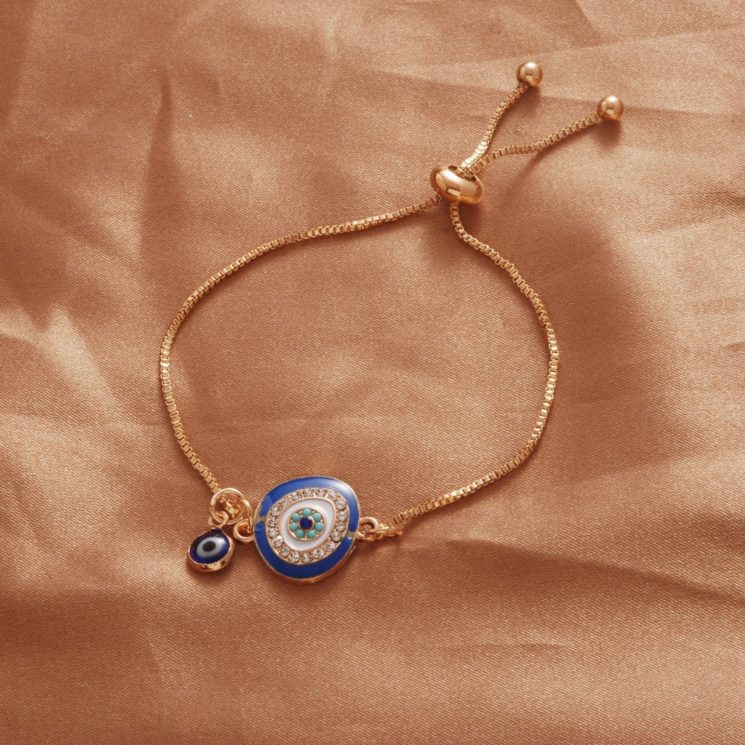 Evil Eye Gold Bracelet