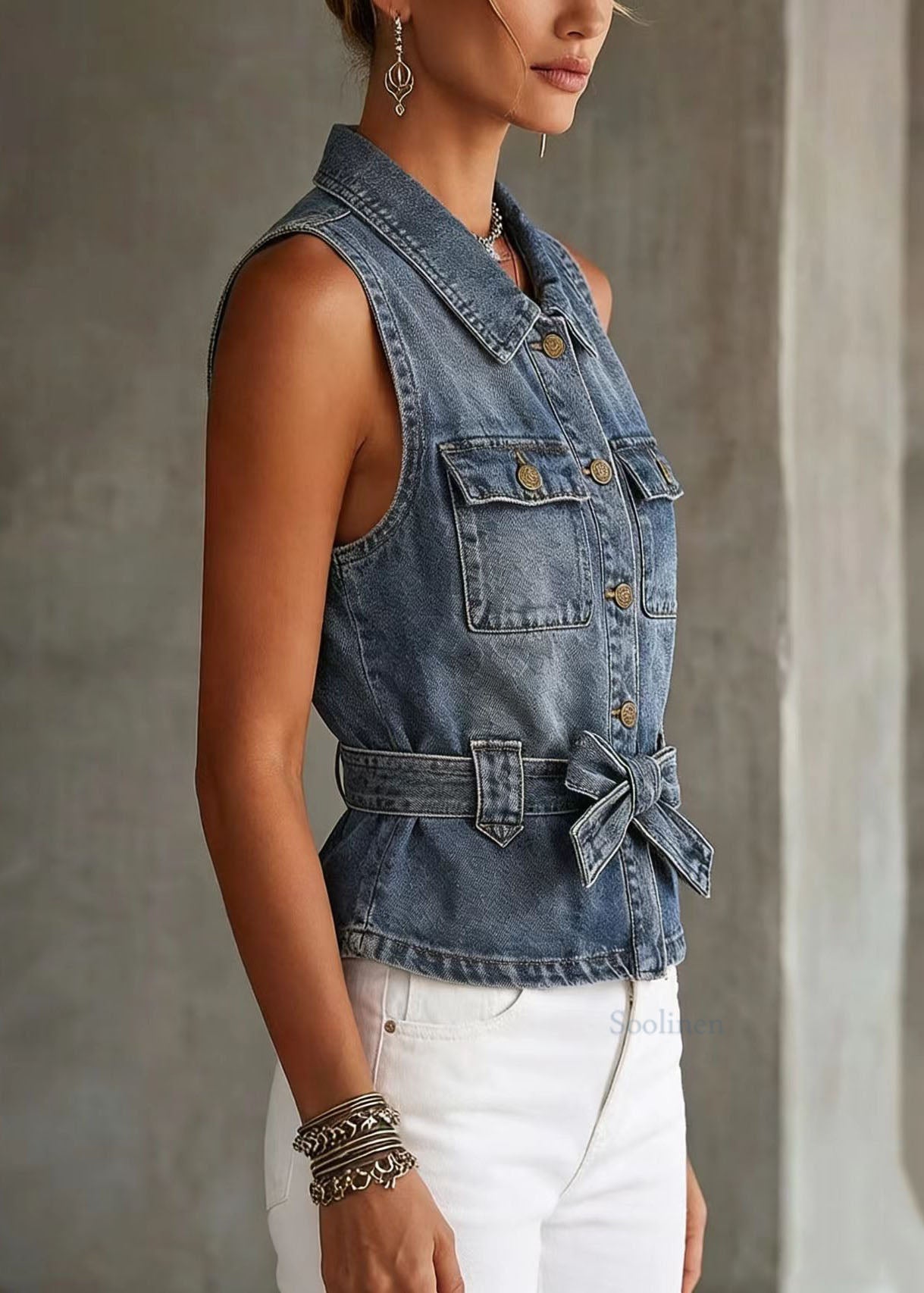 Well Tailored Top with a Graceful Silhouette