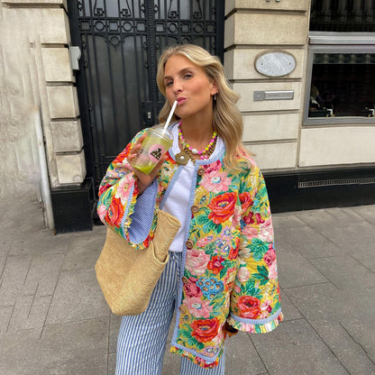 JO | Lovely Floral coat for women