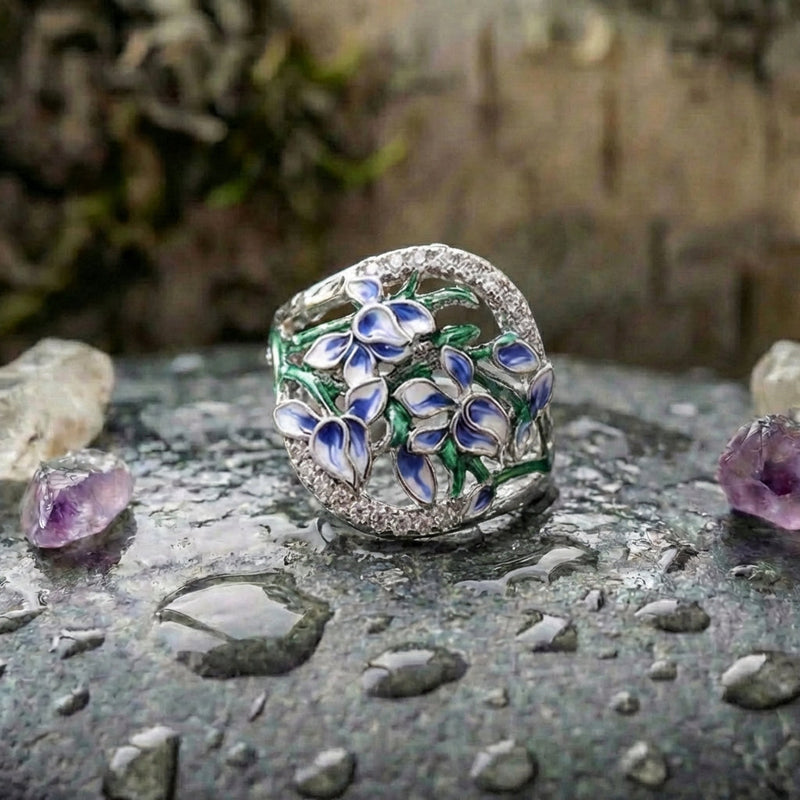 Romantic Lily Flower Ring