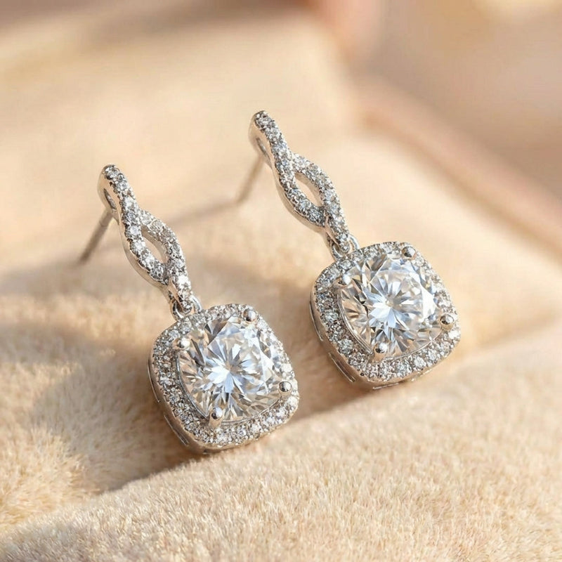 Elegant Crystal Dangle Earrings