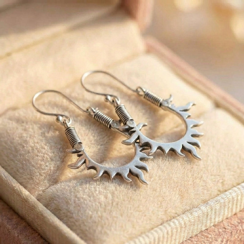 Bohemian Coral Branch Earrings