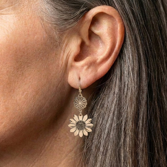 Sunflower Earrings