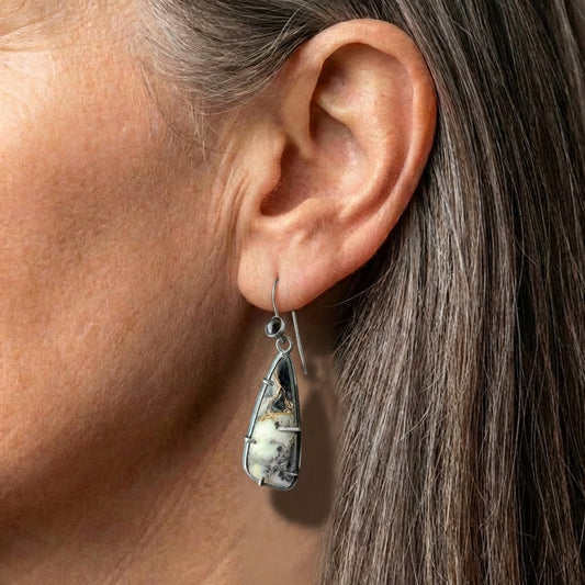 Stone Dangle Earrings