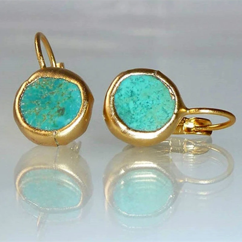 Delicate Artisan Gold Earrings