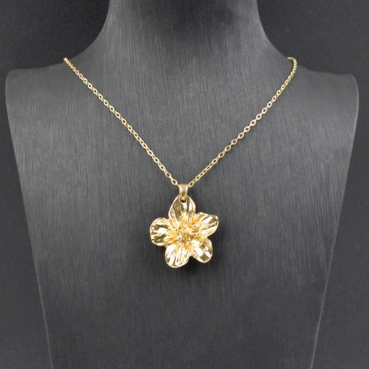 Gold Flower Necklace