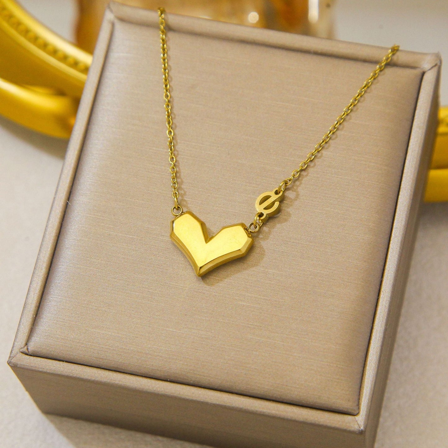 Gold Heart Necklace