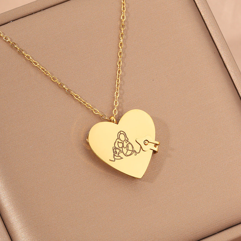 Gold Heart Necklace