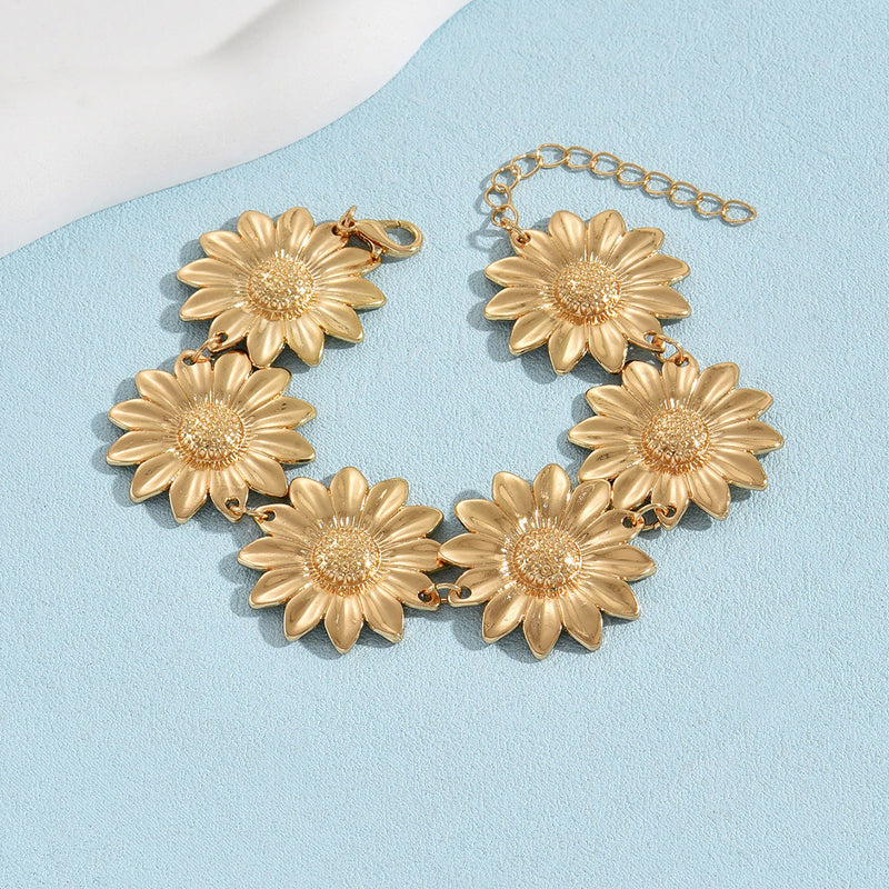 Golden Daisy Bracelet