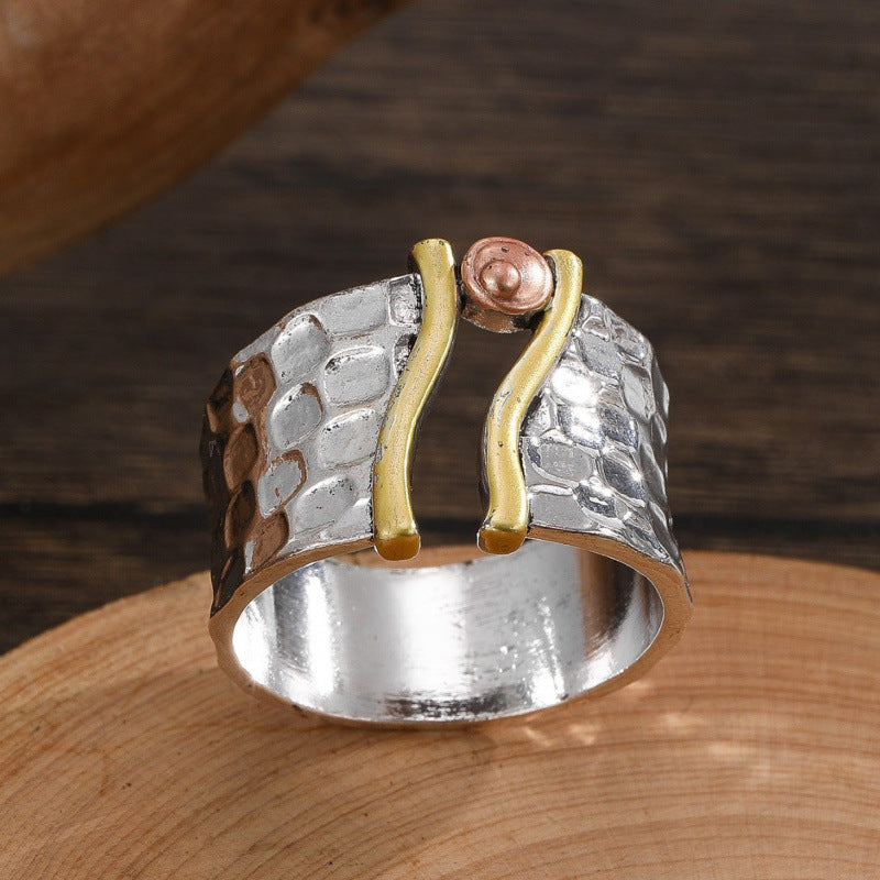 Handmade Mixed Metal Ring