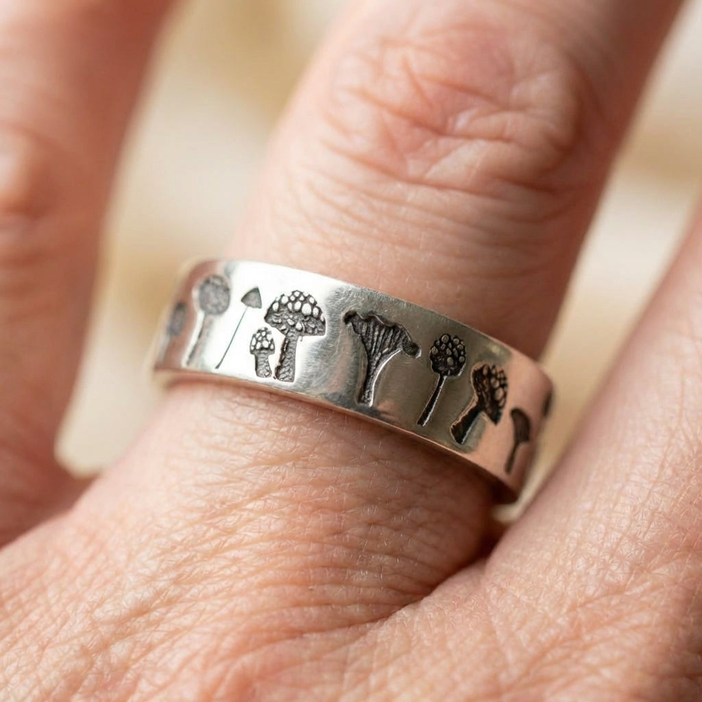 Handmade Mushroom Ring