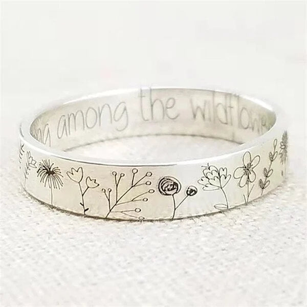 Handmade Wildflower Bracelet