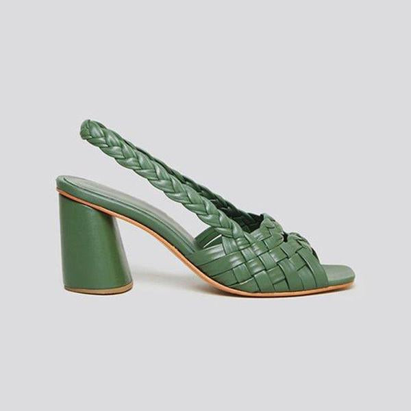 Vintage high-heeled sandals