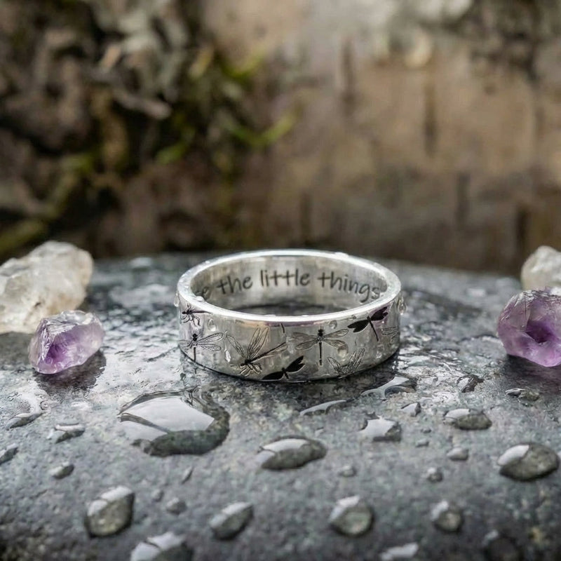 Minimalist Dragonfly Ring