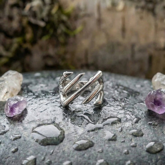 Minimalist Silver Statement Ring