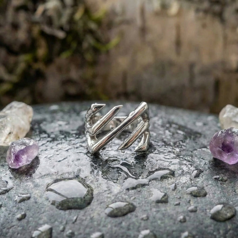 Minimalist Silver Statement Ring