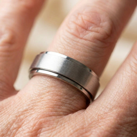 Minimalist Spinner Ring