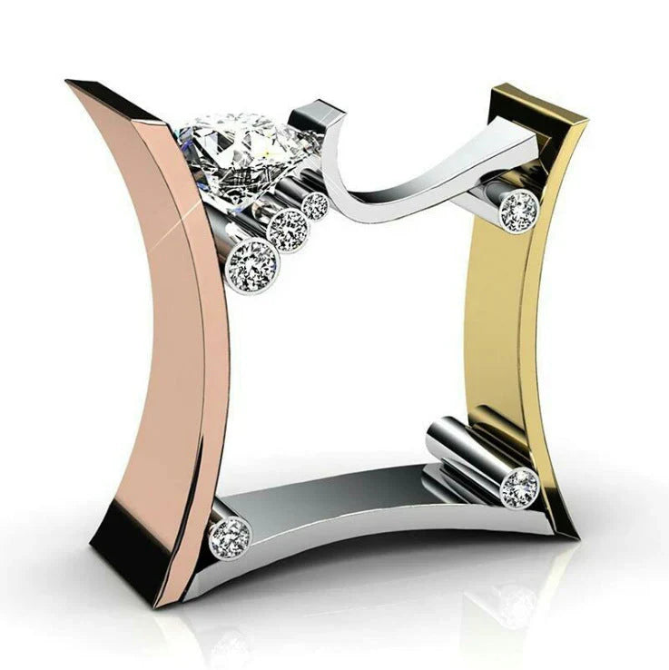 Modern Diamond Ring