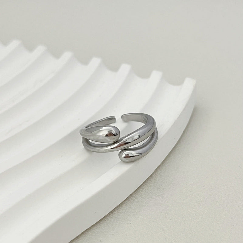 Modern Silver Ring