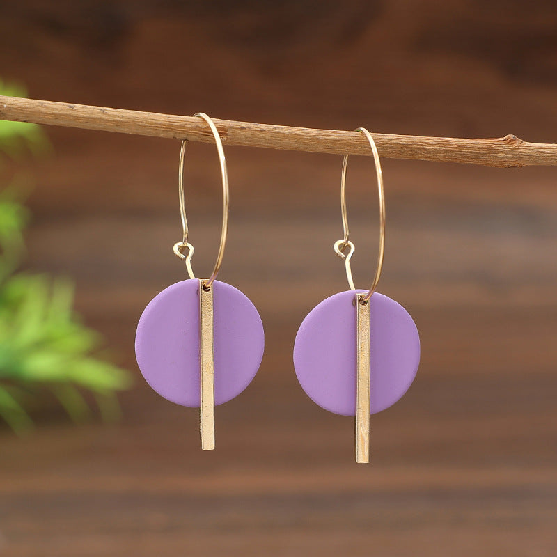 Vintage Obsidian Beam Earrings
