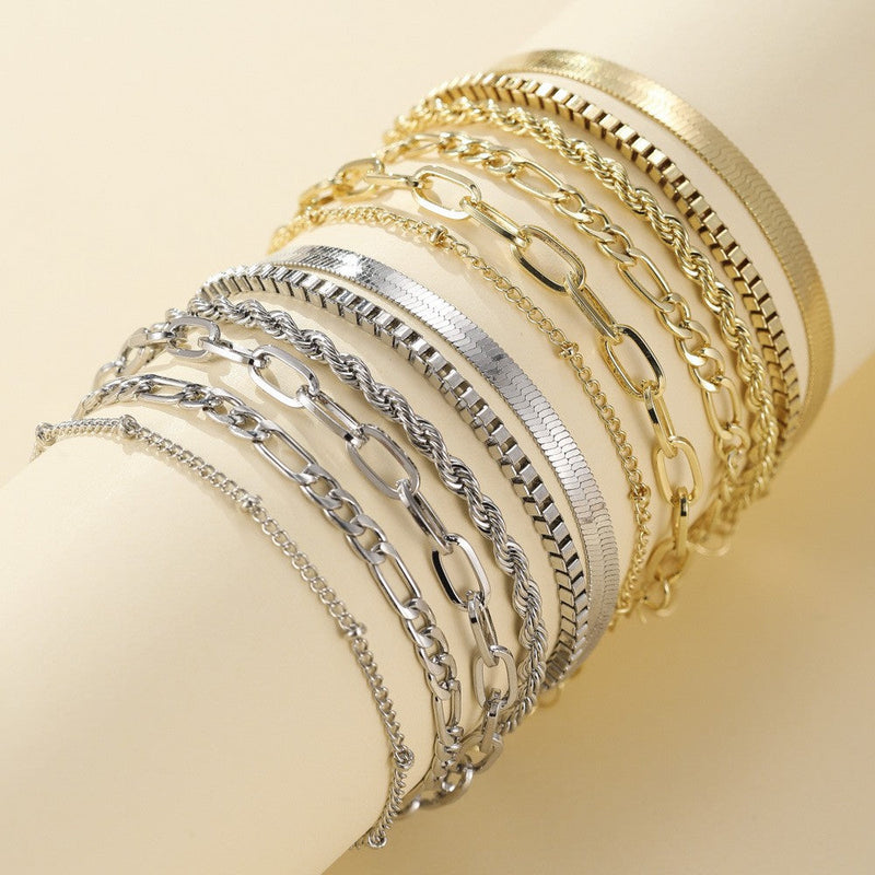 Gold Ellis Renner Bracelet Set