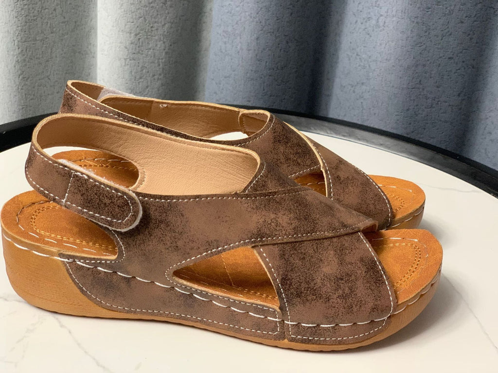 Orthopedic Chic Sandals with a Unique Design