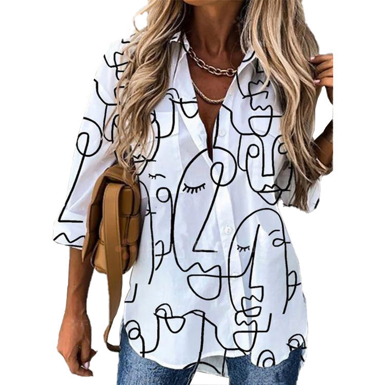 Luxurious and airy blouse