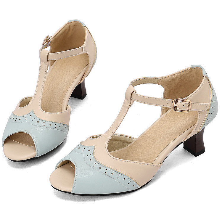 Vintage-inspired orthopedic sandals