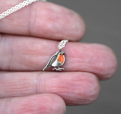 Vintage Branchbird Charm Necklace