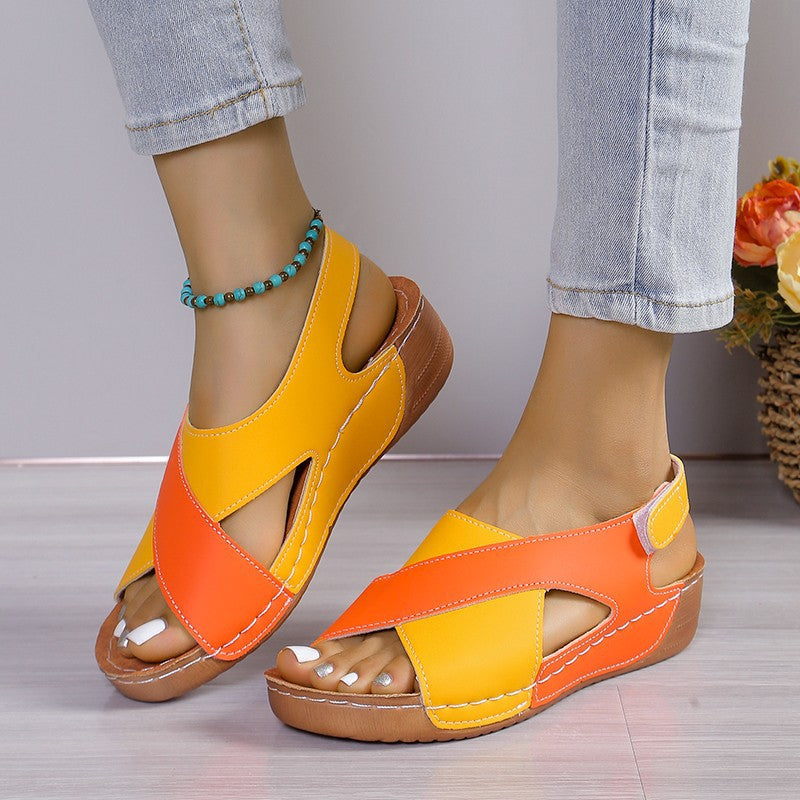 Orthopedic Chic Sandals with a Unique Design