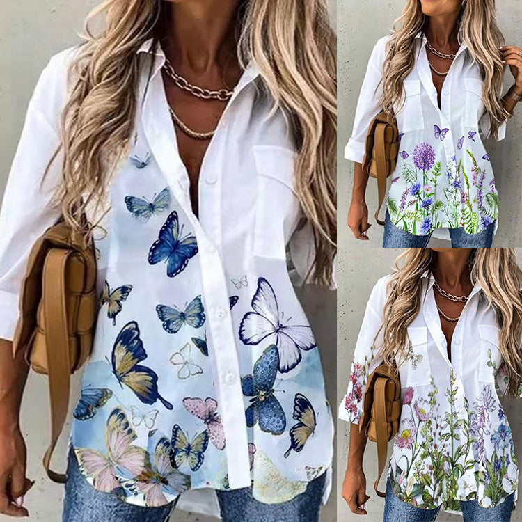 Luxurious and airy blouse