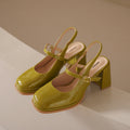 KS | Shoes with chunky heel and adjustable strap
