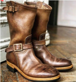 Vintage-Inspired Orthopedic Boots