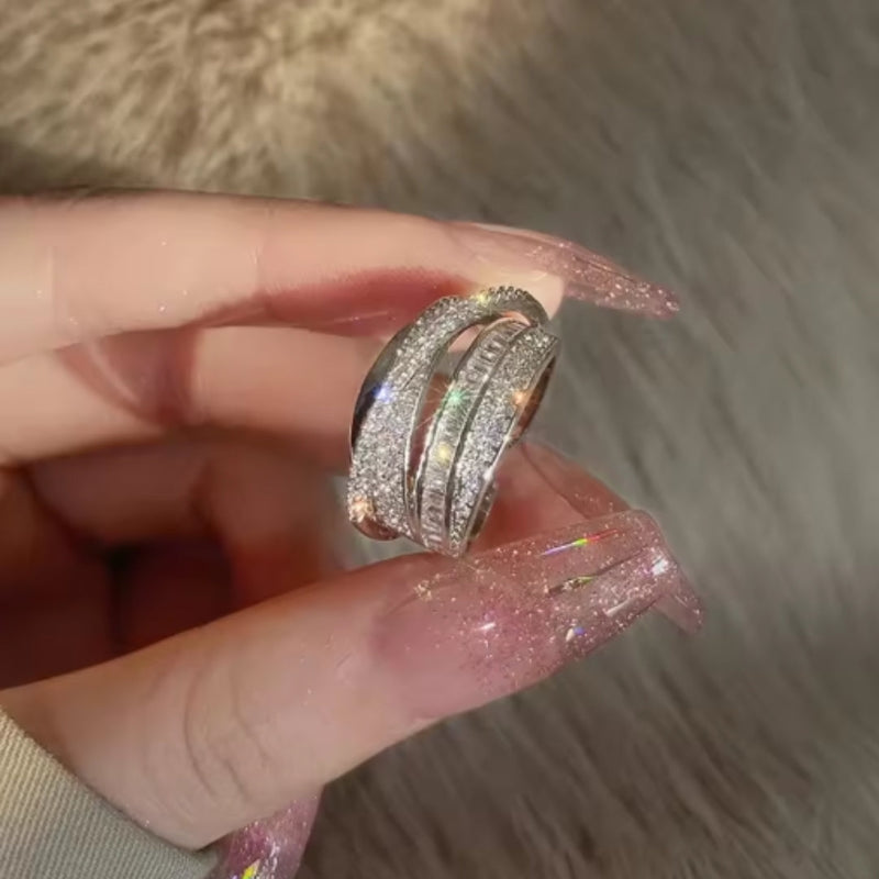 Bright Layered Ring