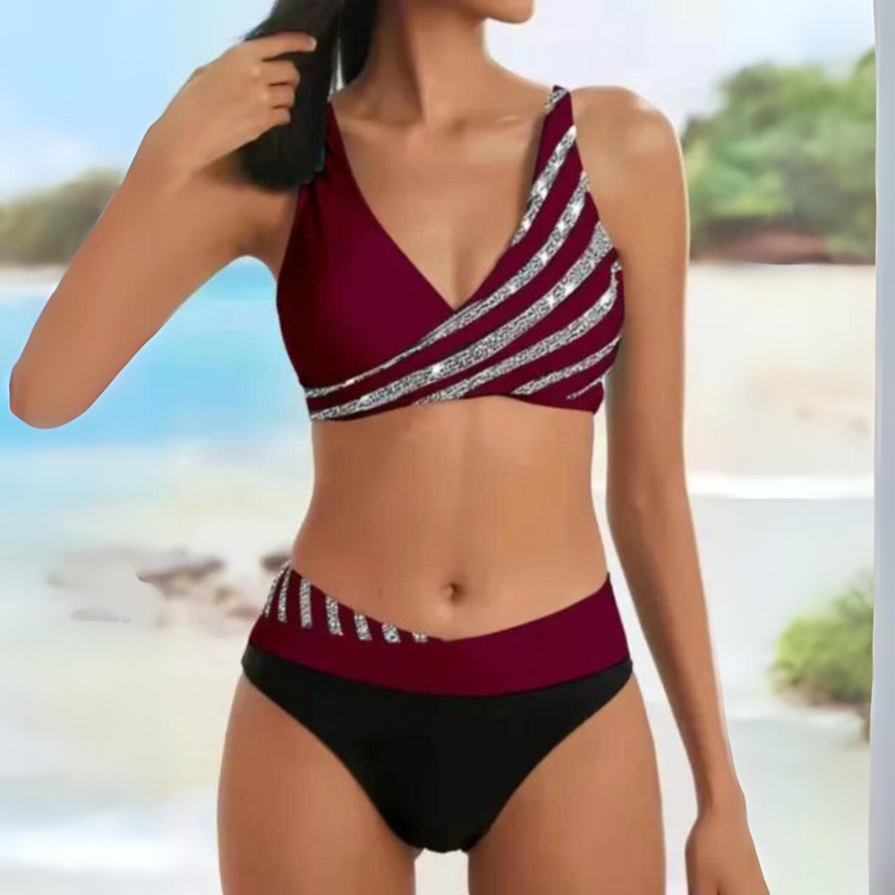 Elegant low-waisted bikini