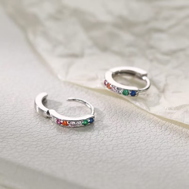 Rainbow Crystal Earrings
