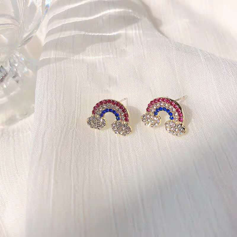 Rainbow Crystal Earrings