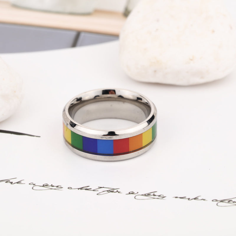 Rainbow Stripe Ring