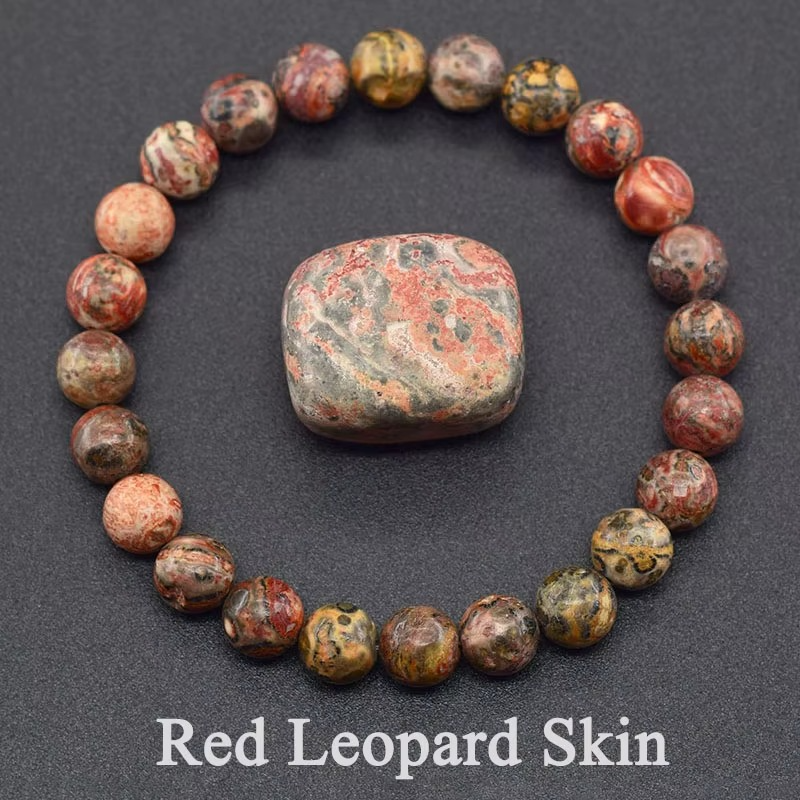 Red Leopard Skin Bracelet