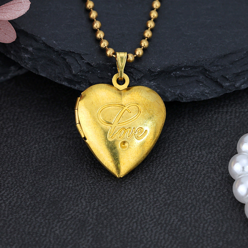 Romantic Gold Love Necklace
