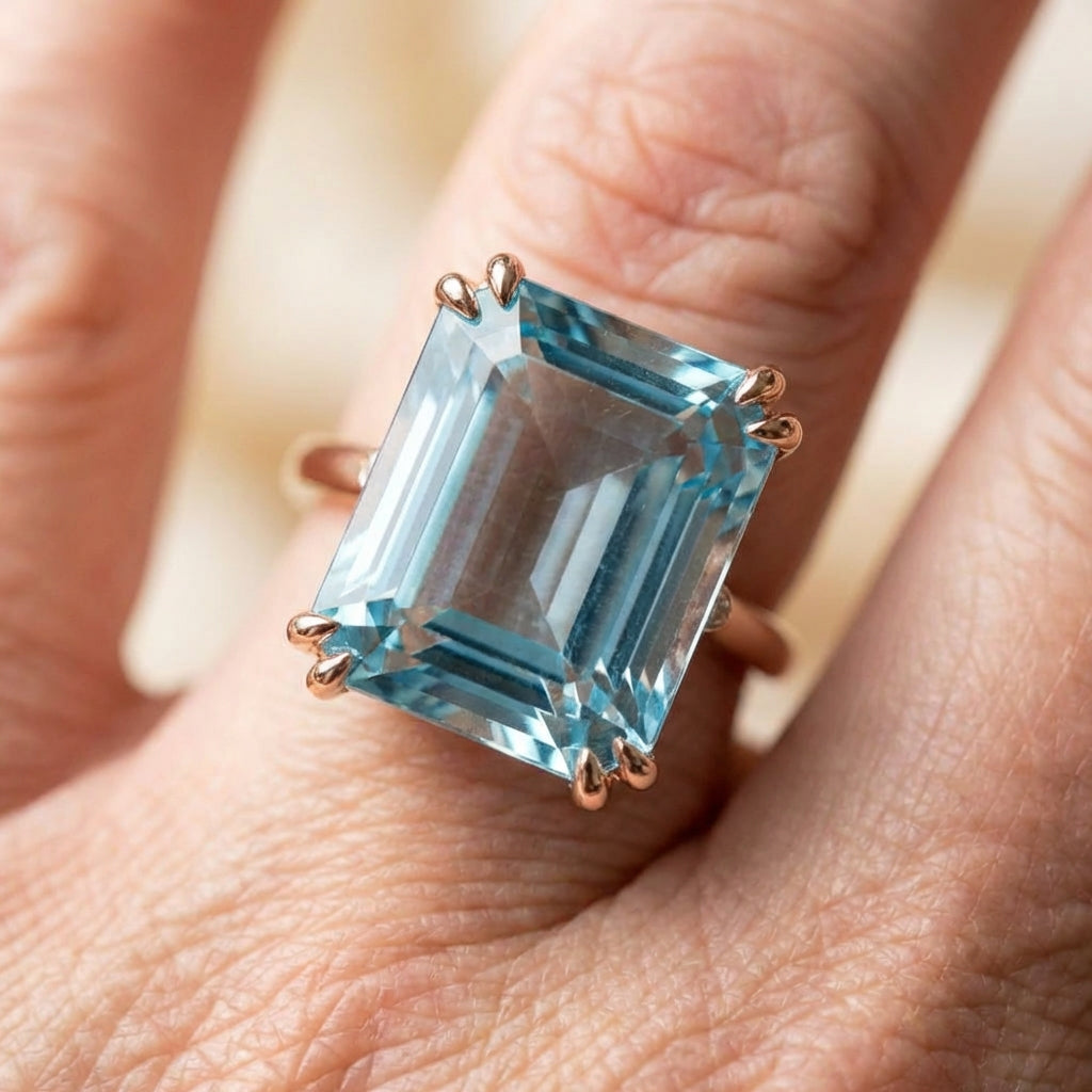 Romantic Sky Blue Ring