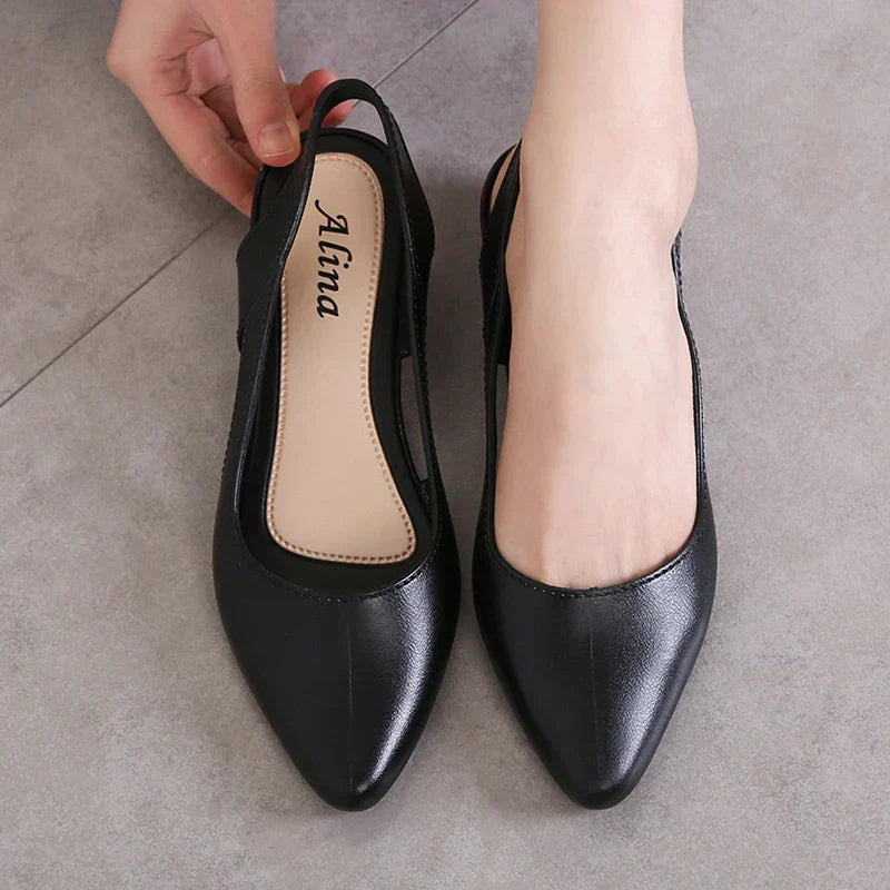 Elegant slingback flats