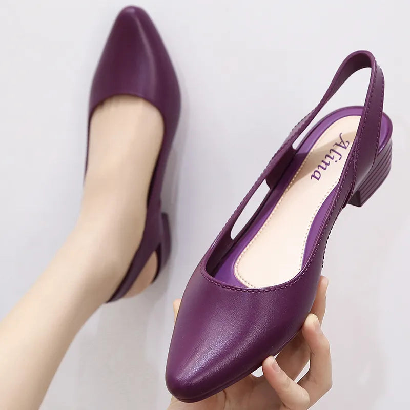 Elegant slingback flats