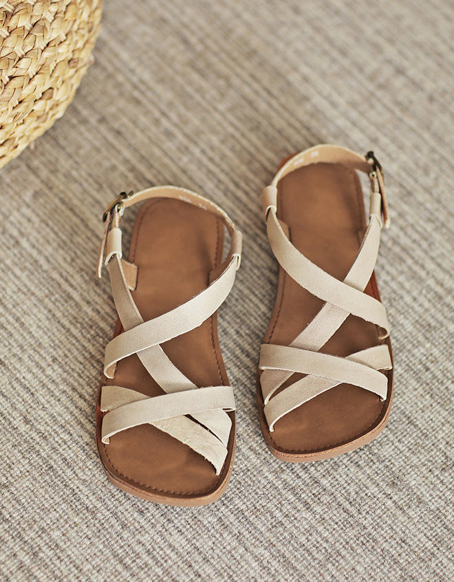 Lightweight leather sandals