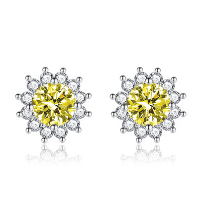 Yellow Sunlit Muse Earrings